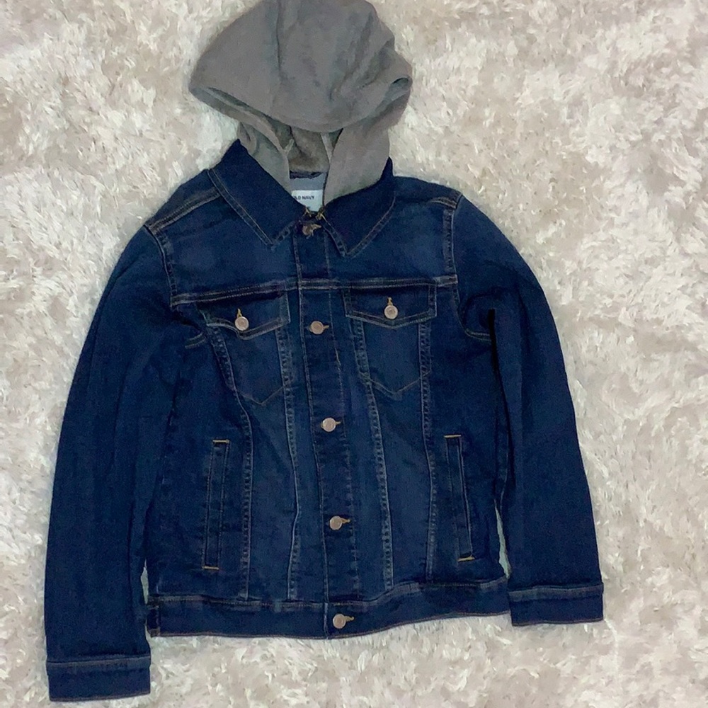 Boys Denim Jacket with Hood